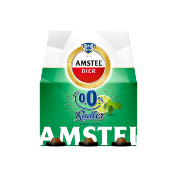 Amstel Radler Limoen Munt 0,0% Flessen 6 x 30cl